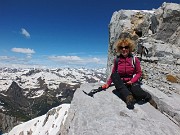 PIZZO ARERA (2512 m), primaverile con neve, il 15 maggio 2014 - FOTOGALLERY